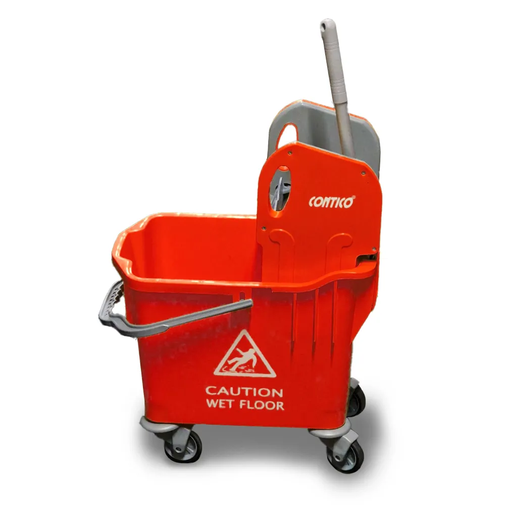 Mop Bucket & Wringer Red 25 L