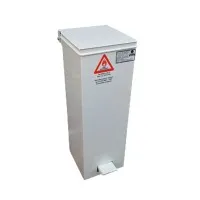 Fire Retardant Bin Sml White 20ltr