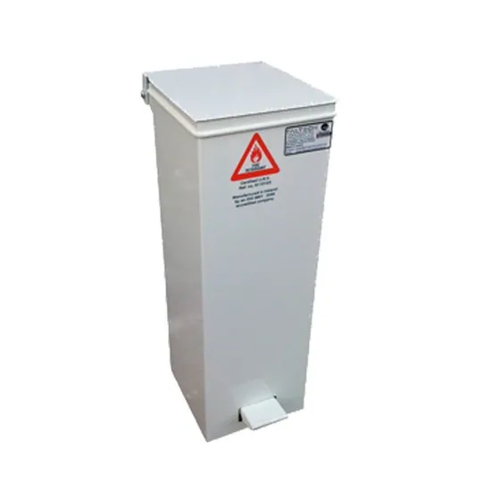Fire Retardant Bin Sml White 20lt