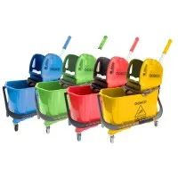 Dosco Green Kentucky Mop Bucket & Wringer 26l