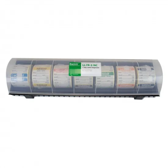 Black Dispenser Labelocker For Days Of The Week Labels