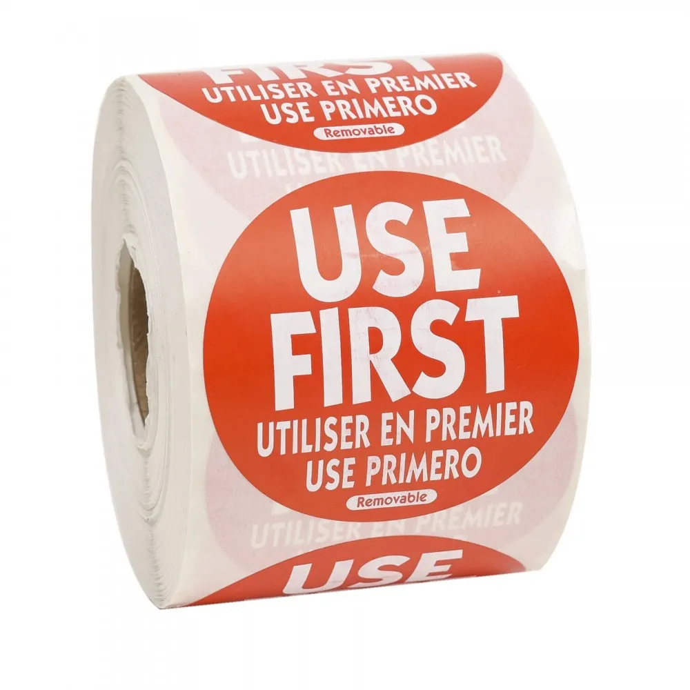 Removable Use First Label 50mm 500/roll