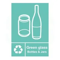 Sign-recycle Green Glass