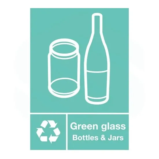 Sign-recycle Green Glass