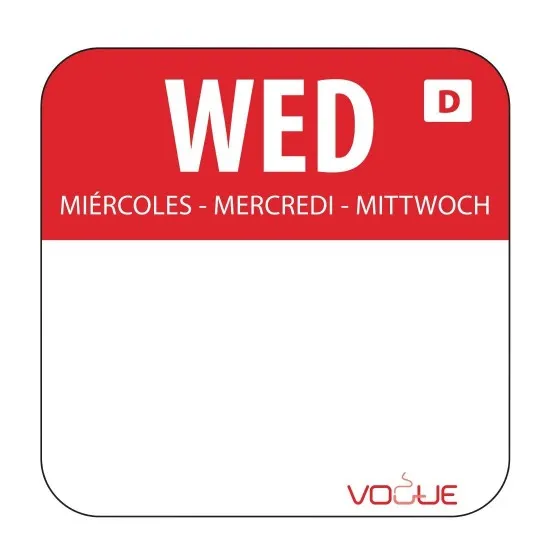 Removable Labels Wednesday