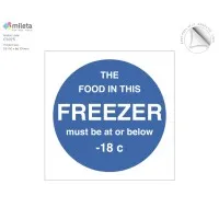 Freezer Temperature 100mm X 100mm