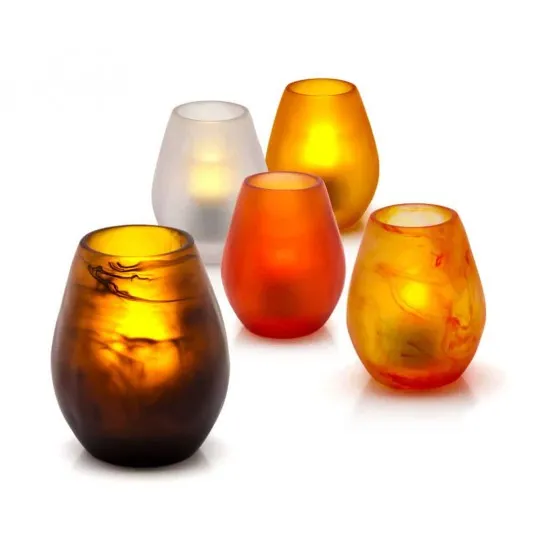 4.7'' Tortoise Marble Orb Resin Holder
