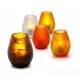 4.7'' Tortoise Marble Orb Resin Holder