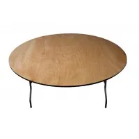 Folding Banq. Table Round 6ft Premium Laminate