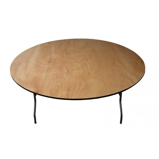Folding Banq. Table Round 6ft Premium Laminate