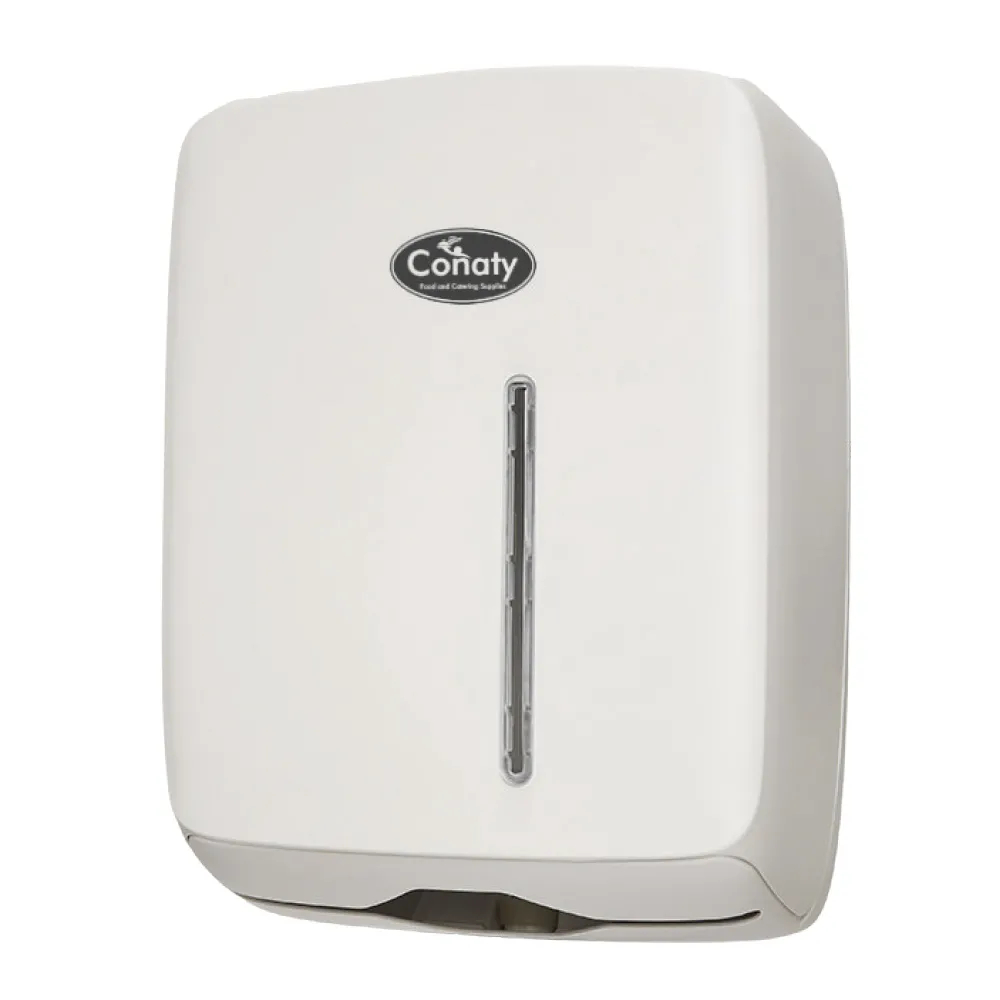 Conaty White Interleaf Handtowel Dispenser