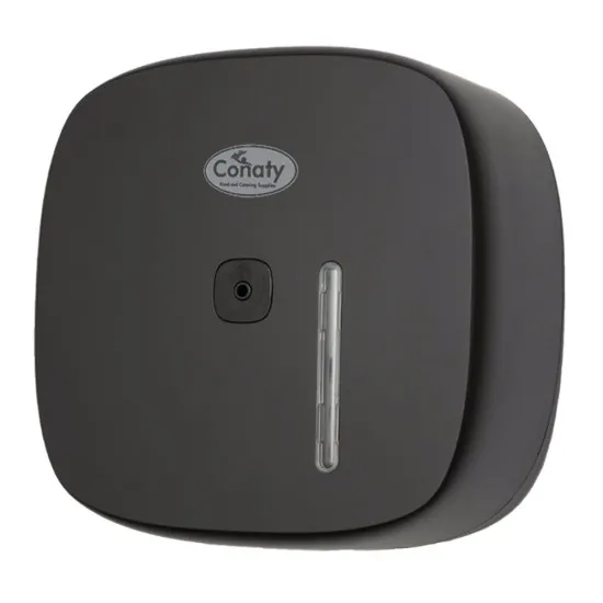 Conaty Black Ecopull Toilet Roll Dispenser