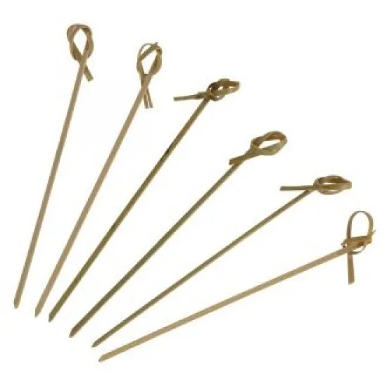 Green Knot Bamboo Skewer 12cm  