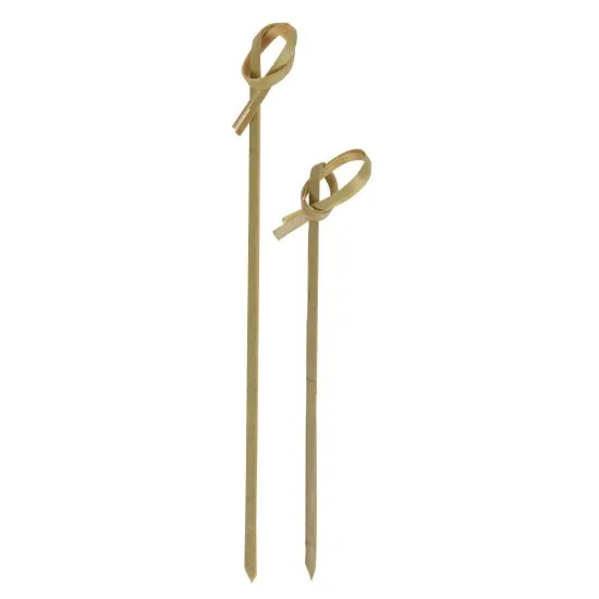 Green Knot Bamboo Skewer 12cm  