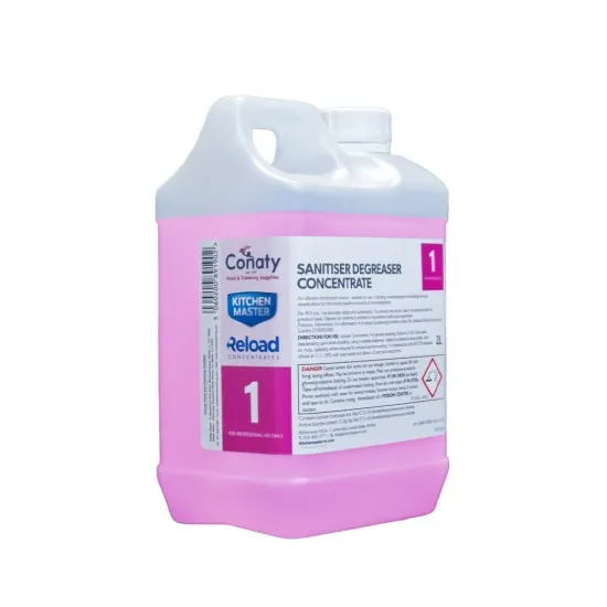 Reload Concentrated Sanitiser/Degreaser 4x2l No.1