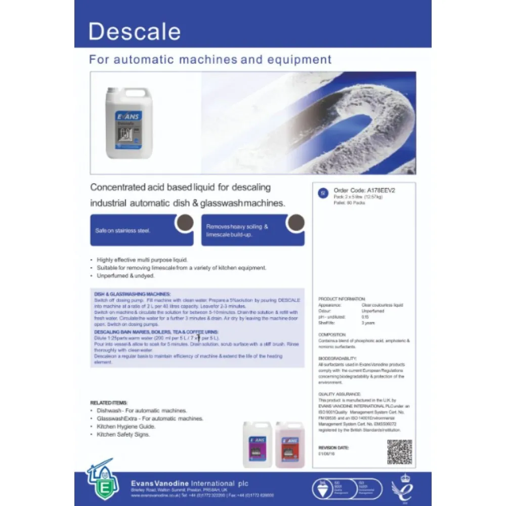 Evans Descaler 5l X 2