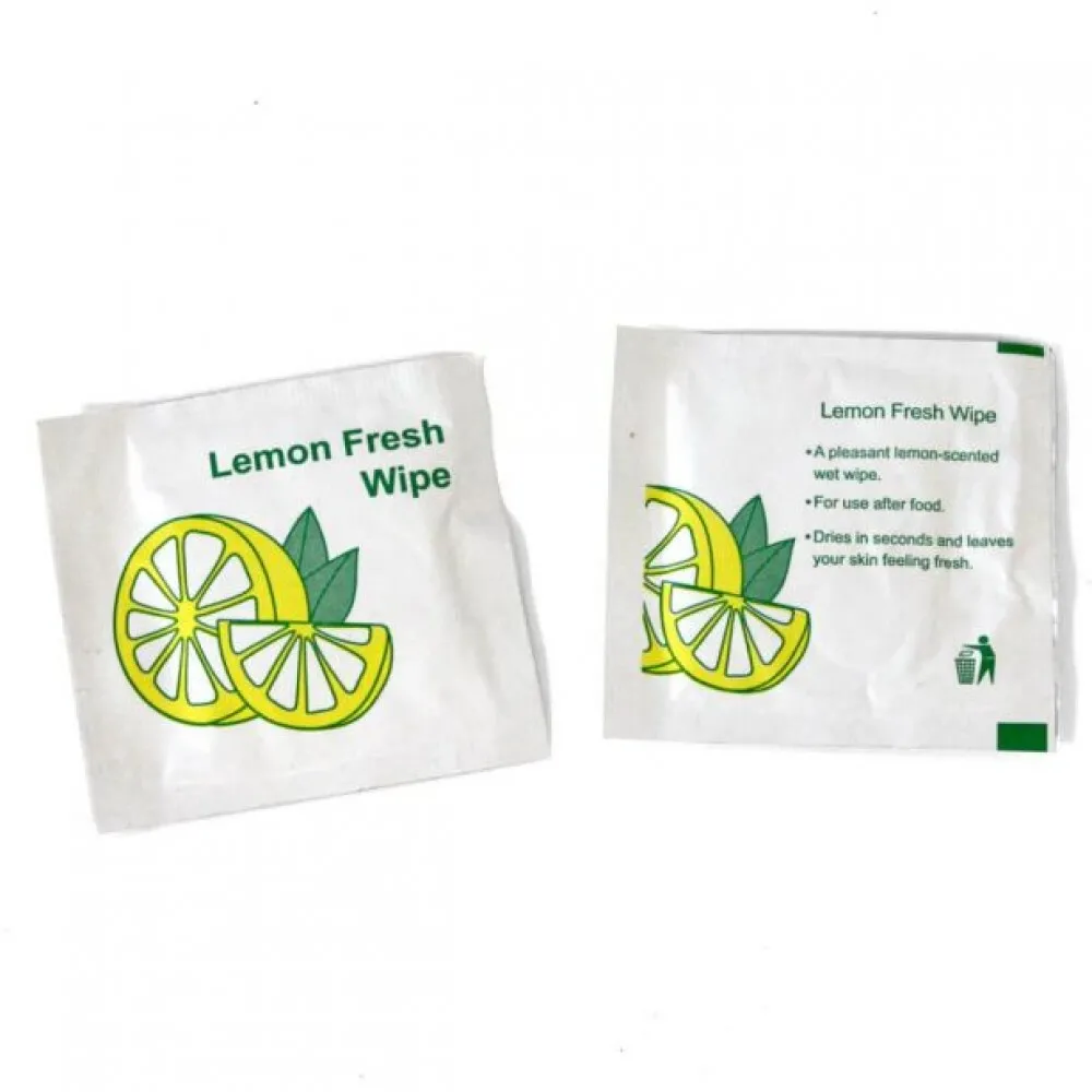 Wet Hand Wipes Lemon Scent X 1000