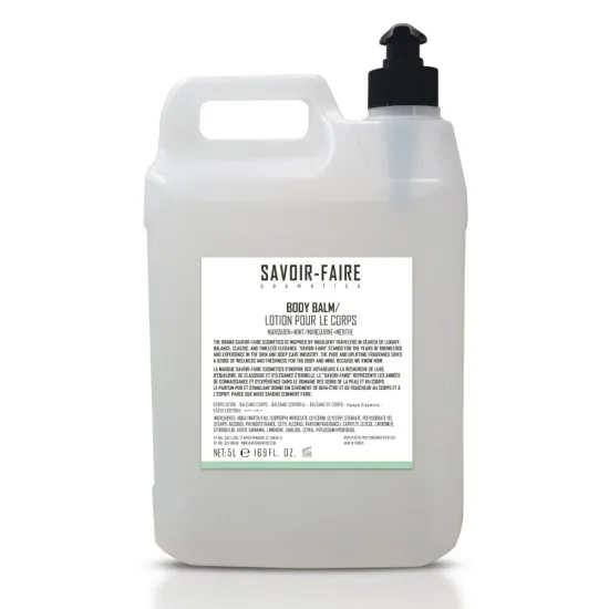 Savoir Faire Mandarin Mint Hand And Body Lotion 2x5l Refill