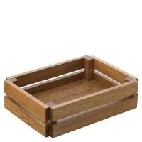 Acacia Small Crate 8.75'' X 6.25'' (22 X 16cm) X 6