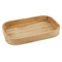 Deep Wooden Tray 40 X 25 X 5cm