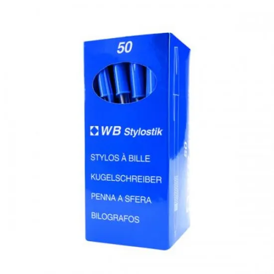 Box of 50 Blue Pens