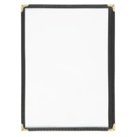 Menu Cover Clear Single A5