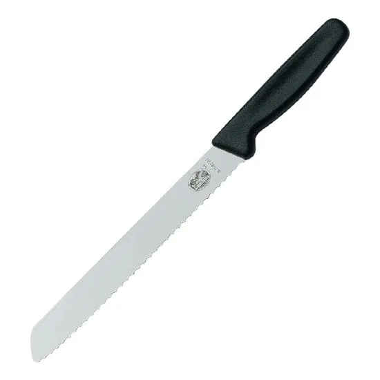 Black Handle Stainless Steel Victorinox Bread Knife 8''/21.5cm