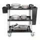 Trolley Medium 3 Tier Black