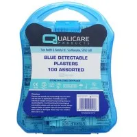 100pc Blue Plaster Kit With Box (assorted Sizes)