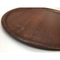 Serving Tray Wood Rnd N/s 35cm