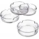 Ashtray Clear Round Thick Glass 