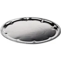 Embossed Silver Tray
