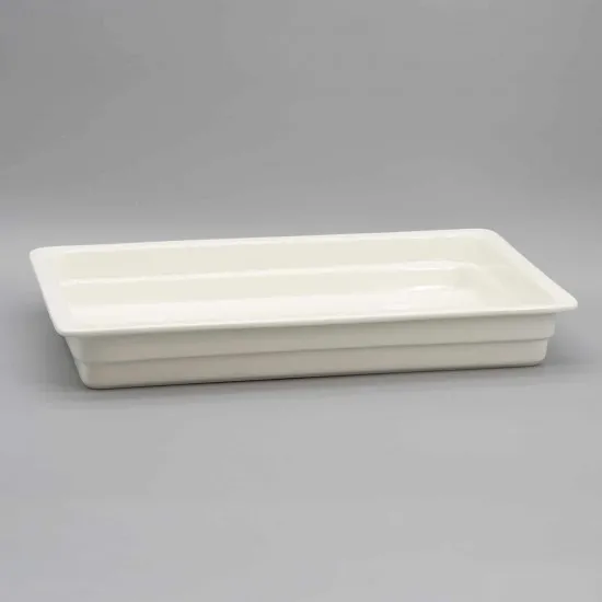 Eco Serve 1/1 Gn Ceramic Dish 6.5'' Deep