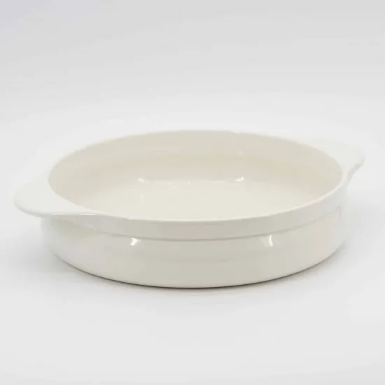 Eco Serve White Large Porcelain Dish