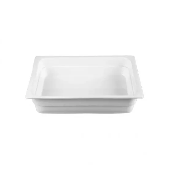 Eco Burner White Porcelain Dish - Classic Gn 2/3