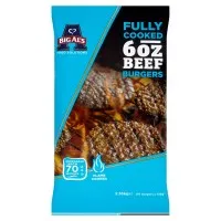 Big Al's Fully Cooked Beef Burger 6oz X 32