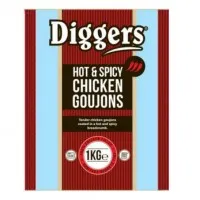 Diggers Hot & Spicy Goujons 1kg X 5