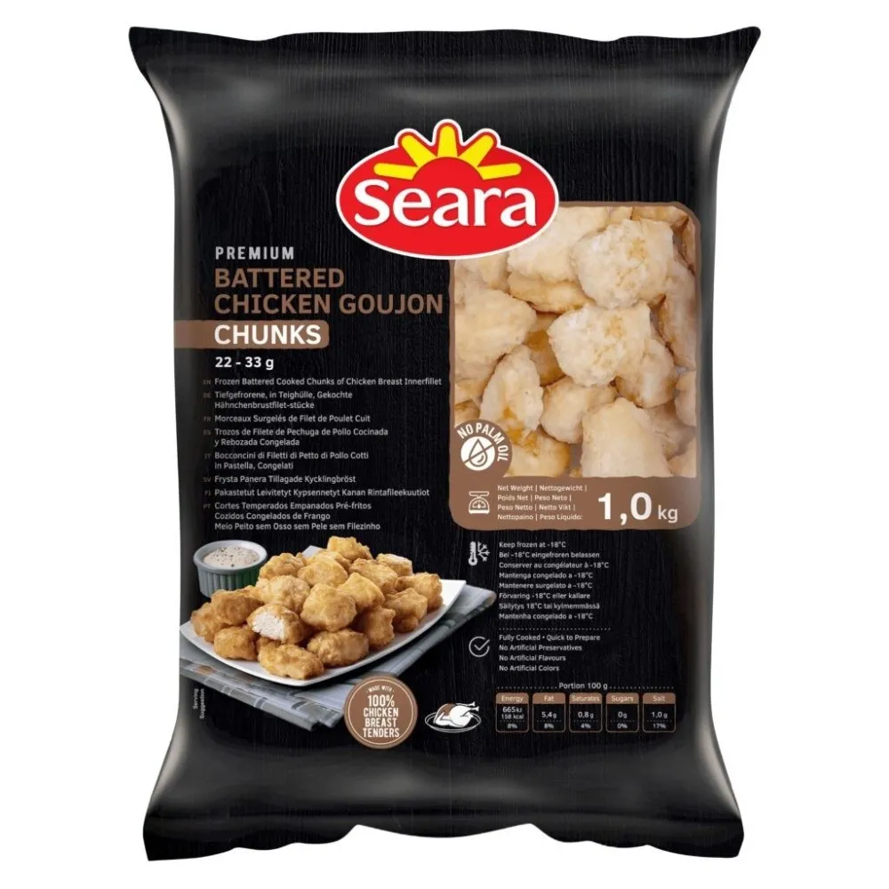 Seara Breaded Chicken Goujons 1kg X 10