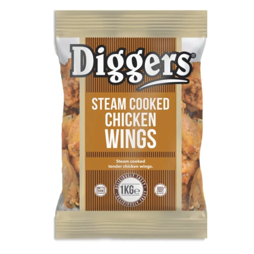 Diggers Steamed Chicken Wings 5kg