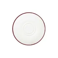 Modest Maroon Double Well Saucer 16cm X 12
