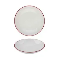 Modest Maroon Coupe Bowl 25cm X 12