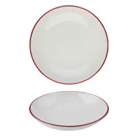Modest Maroon Coupe Bowl 30cm X 6
