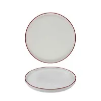 Modest Maroon Signature Plate 21cm X 6