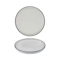 Modest Navy Signature Plate 21cm X 6