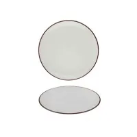 Modest Brown Coupe Plate 17cm X 12