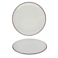 Modest Brown Coupe Plate 28.5cm X 12