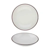 Modest Brown Coupe Bowl 25cm X 12