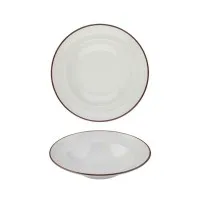 Modest Brown Pasta Plate 25cm X 12