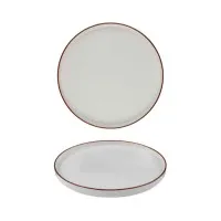 Modest Brown Signature Plate 25.5cm X 6