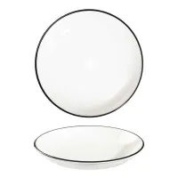 Modest Black Coupe Bowl 30cm X 6